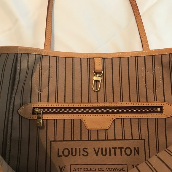 Authentic Louis Vuitton Monogram Neverfull MM - Picture 11 of 12
